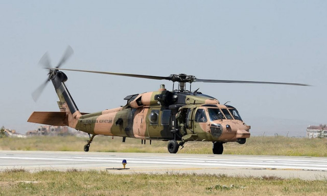 Πτώση τουρκικού ελικοπτέρου: Καρέ - καρέ η συντριβή του Σικόρσκι (vid)