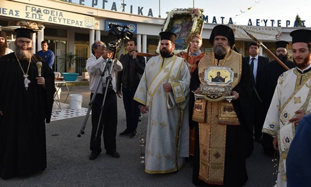 Το Λείψανο του Αγίου Γεωργίου στην Ι.Μ. Ταμασού
