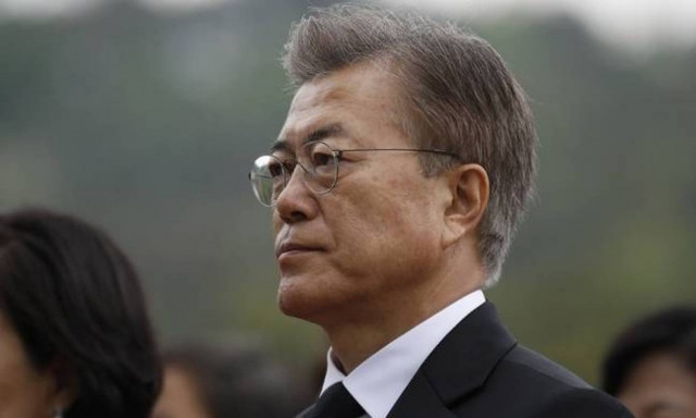 South Korea's Moon Jae-in sworn in vowing to address North
