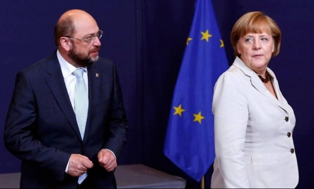 Ο Σουλτς παραδέχθηκε την ήττα του από την Μέρκελ στις εκλογές της Βόρεια Ρηνανίας- Βεστφαλίας