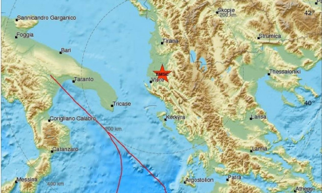 Σεισμός στην Αλβανία