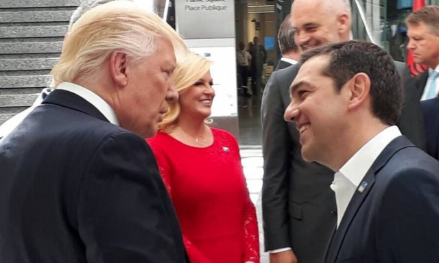 Συνάντηση Τσίπρα - Τραμπ στις Βρυξέλλες