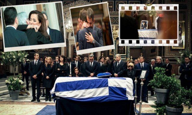 «Καλό ταξίδι, Πρόεδρε» - Ύστατο χαίρε στον Κωνσταντίνο Μητσοτάκη (pics+vids)