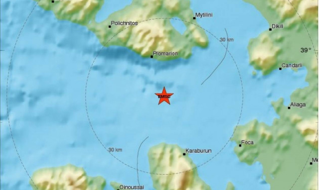 Ισχυρός μετασεισμός «ταρακούνησε» τη Μυτιλήνη (pics)