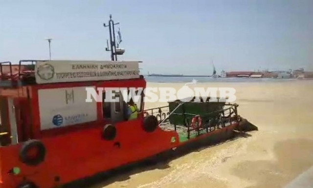 Εντυπωσιακό βίντεο από το λιμάνι Θεσσαλονίκης ΤΩΡΑ - Εικόνες «Αποκάλυψης» και βρώμα