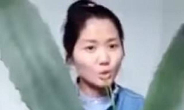 Απίστευτο: Δηλητηριάστηκε σε live μετάδοση νομίζοντας ότι τρώει... αλόη! (vid)