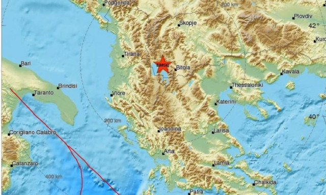 Σεισμός στα Σκόπια