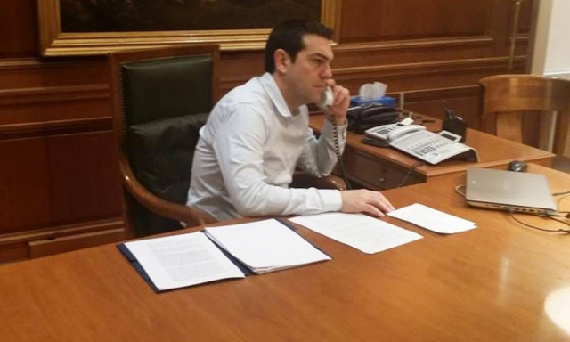 Τηλεφωνική επικοινωνία Τσίπρα - Μέϊ για το Κυπριακό