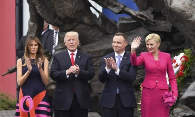 Η Μελάνια Τραμπ στο Επιστημονικό Εργαστήρι Kopernik της Βαρσοβίας (pics)