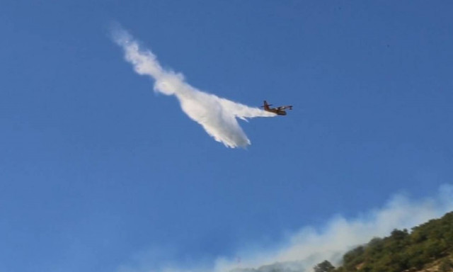 Λασίθι: Σε ύφεση η πυρκαγιά στην Ανατολή Ιεράπετρας