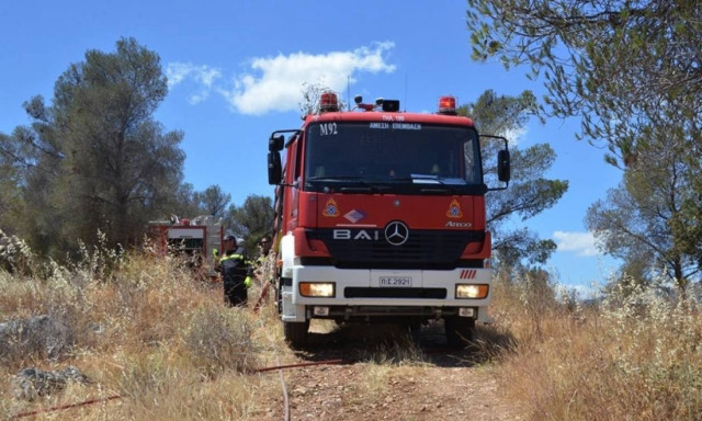 Ζάκυνθος: Σε ύφεση η μεγάλη πυρκαγιά