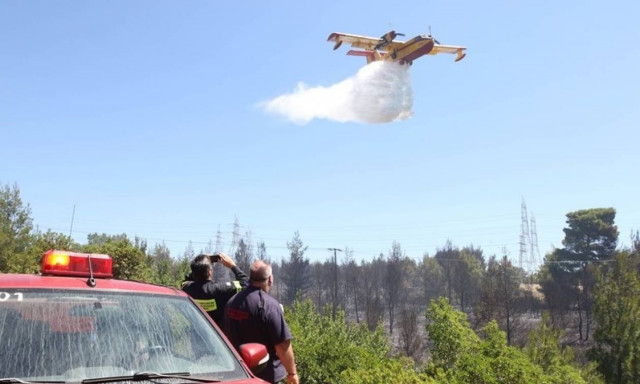 Πυρκαγιά μαίνεται στην Ξάνθη
