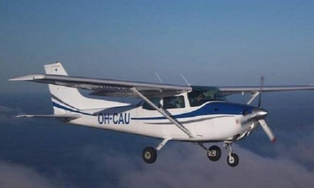 Πτώση αεροπλάνου στη Λάρισα: Δείτε τις πρώτες φωτογραφίες από το σημείο των ερευνών