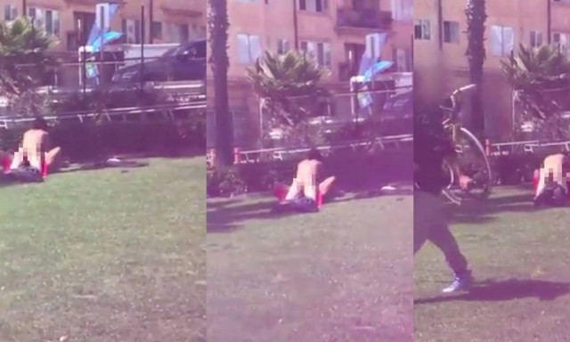 Πρωτοφανές περιστατικό: Το «έκαναν» σε πλατεία (Vid)