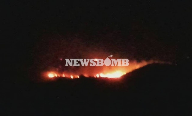 Φωτιά ΤΩΡΑ: Σε ύφεση η πυρκαγιά στην Κέα