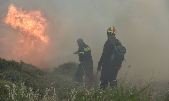 Φωτιά Κάλαμος - Κραυγή αγωνίας: «Θα καούμε ζωντανοί!» (vid)