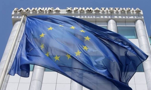 Greek stocks end flat