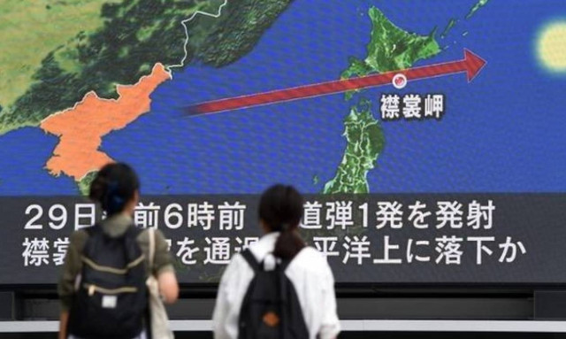 North Korea fires missile over Japan in 'unprecedented threat'