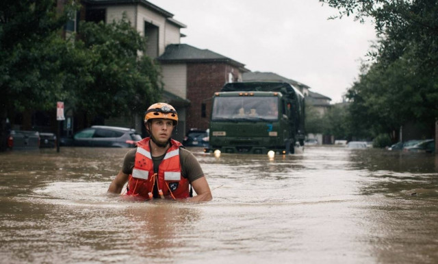 Τροπική καταιγίδα Χάρβεϊ: Λάσπη, νερό και θλίψη «έπνιξαν» το Τέξας (pics)