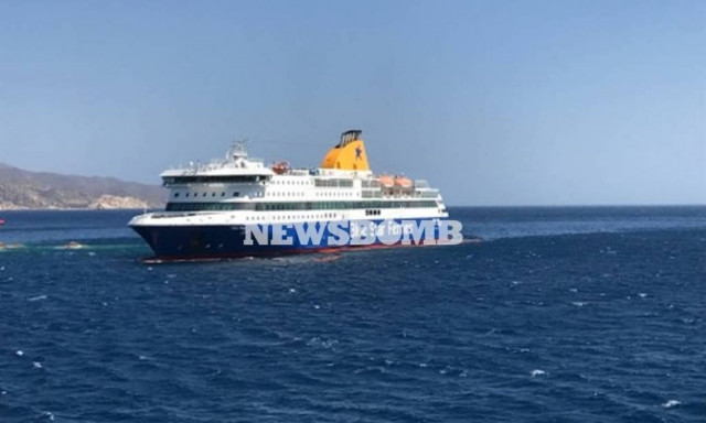 Blue Star Patmos: Εγκλωβισμένη παραμένει η πλώρη - Το Σάββατο (2/9) νέα επιχείρηση αποκόλλησης