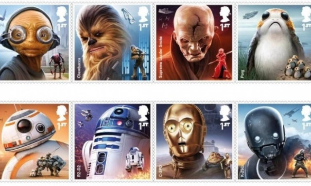 Γραμματόσημα... «Star Wars» από τα Βασιλικά Ταχυδρομεία! (pics)