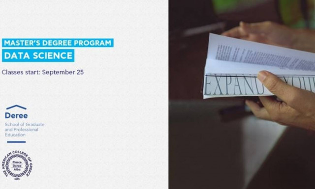 Νέο μεταπτυχιακό πρόγραμμα σε Data Science από το Deree