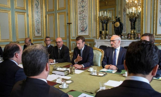 Στη Γαλλία με τον Μακρόν ο Πρόεδρος του κοινοβουλίου της Βενεζουέλας (Vid)