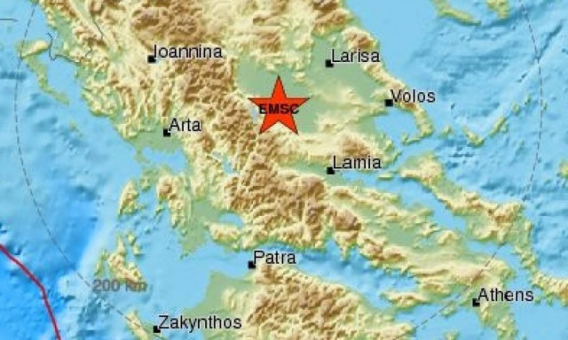 Σεισμός «ταρακούνησε» την Καρδίτσα - Αισθητός και στα Τρίκαλα