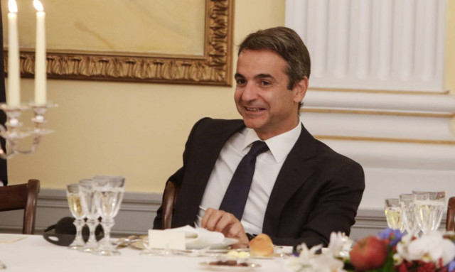 Με τον Εμανουέλ Μακρόν συναντήθηκε ο Κυριάκος Μητσοτάκης