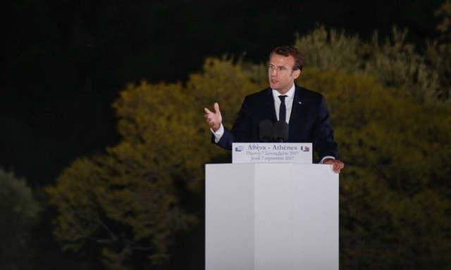 Η Ευρωπαϊκή Επιτροπή χαιρετίζει την ομιλία Μακρόν στην Πνύκα - «Δυναμική η παρέμβαση του»