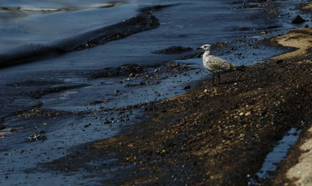 «Μαύρη» θάλασσα ο Σαρωνικός - Μυστήριο παραμένει η βύθιση του δεξαμενόπλοιου