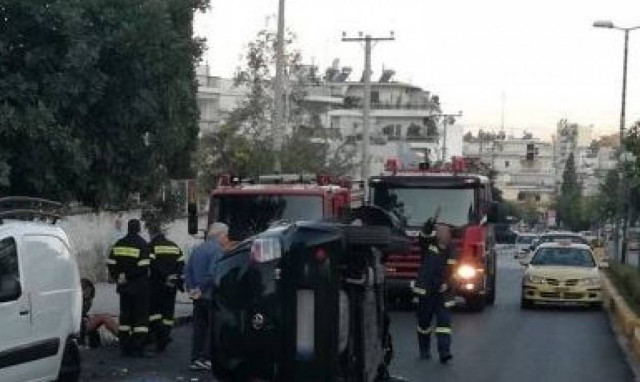 Εικόνες σοκ από το τροχαίο στην Ηλιούπολη (pics)