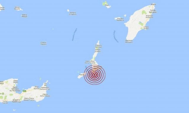 Σεισμός ΤΩΡΑ νότια της Καρπάθου (pics)