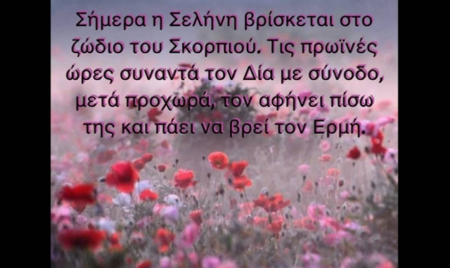 Την σημερινή μέρα δεν πρέπει να την αφήσεις ανεκμετάλλευτη!