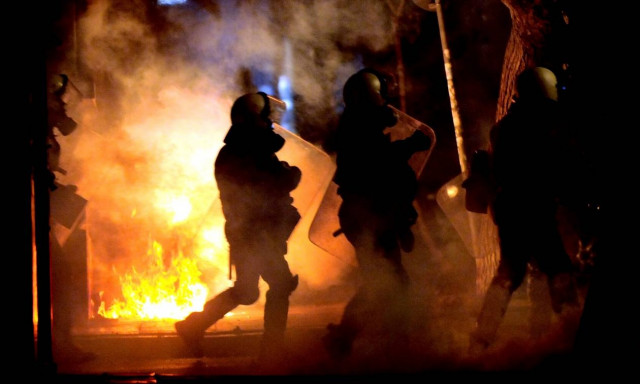 Επεισόδια σε Εξάρχεια και Σύνταγμα