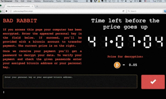 Bad Rabbit cryptoware attack: New virus hits companies