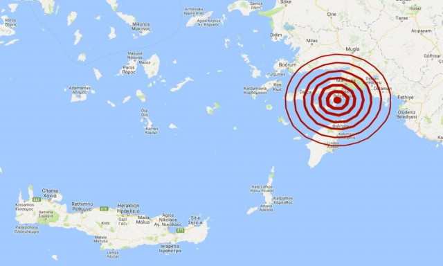 Σεισμός κοντά στη Ρόδο (pics)