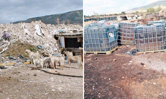 Τοξική «βόμβα» στον Ασπρόπυργο – Τριτοκοσμικές εικόνες