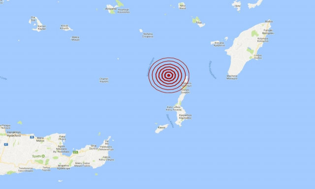 Σεισμός κοντά στην Κάρπαθο (pics)