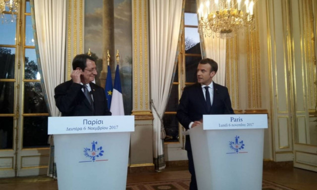 Συνάντηση Αναστασιάδη-Μακρόν: Θα στηρίξουμε την Κύπρο στις διαπραγματεύσεις για το Κυπριακό
