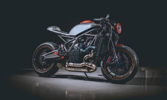 DCR 017, the first Greek motorcycle launched in the international market