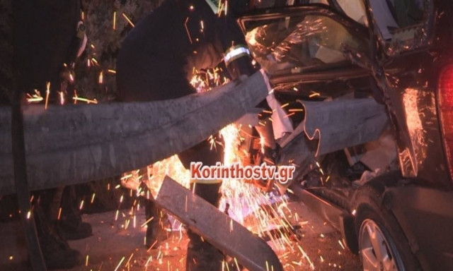 Τρομακτικό τροχαίο στην Εθνική Οδό Κορίνθου – Τριπόλεως (ΠΡΟΣΟΧΗ – ΣΚΛΗΡΕΣ ΕΙΚΟΝΕΣ)