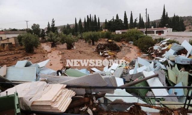 Δραματικές ώρες στη Μάνδρα: Χωρίς ρεύμα και νερό οι κάτοικοι