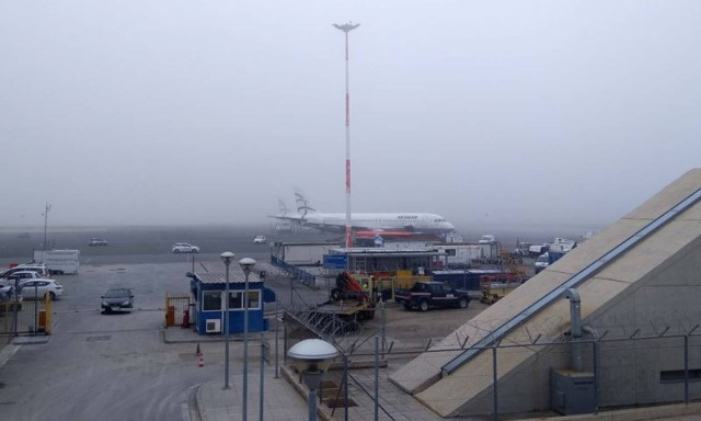 Flights cancelled due to fog that covered Macedonia airport