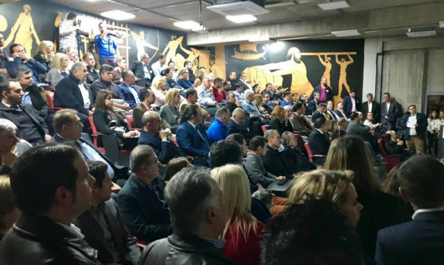 Εκλογές ΕΕΠ: Πλήθος κόσμου στην επίσημη παρουσίαση του συνδυασμού του Γιάννη Βουτσινά