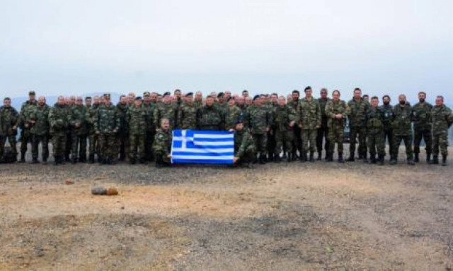 Εκτέλεση βολών βαρέων όπλων πεζικού από τα ΤΕΘ