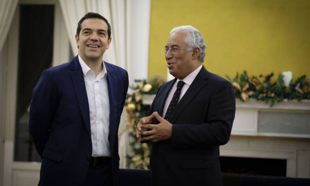 Πορτογαλία: Σε θερμό κλίμα η συνάντηση Τσίπρα - Κόστα στη Λισαβόνα (pics)