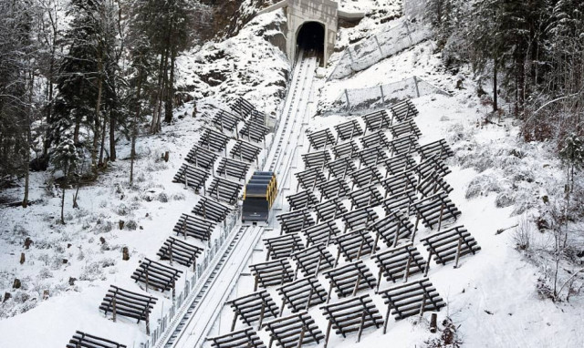 Ίλιγγος: Αυτό είναι το πιο απότομο τελεφερίκ στον κόσμο! (pics+vid)
