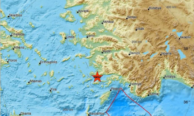 Σεισμός στα Δωδεκάνησα