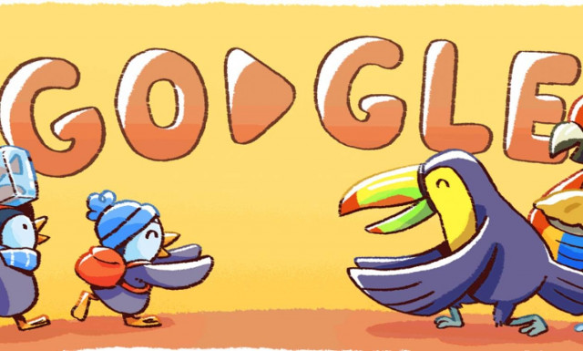 Καλά Χριστούγεννα! Ο ευχές της Google και το doodle για την ημέρα των Χριστουγέννων
